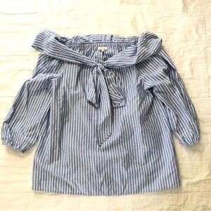Anthropologie Off-Shoulder Blouse